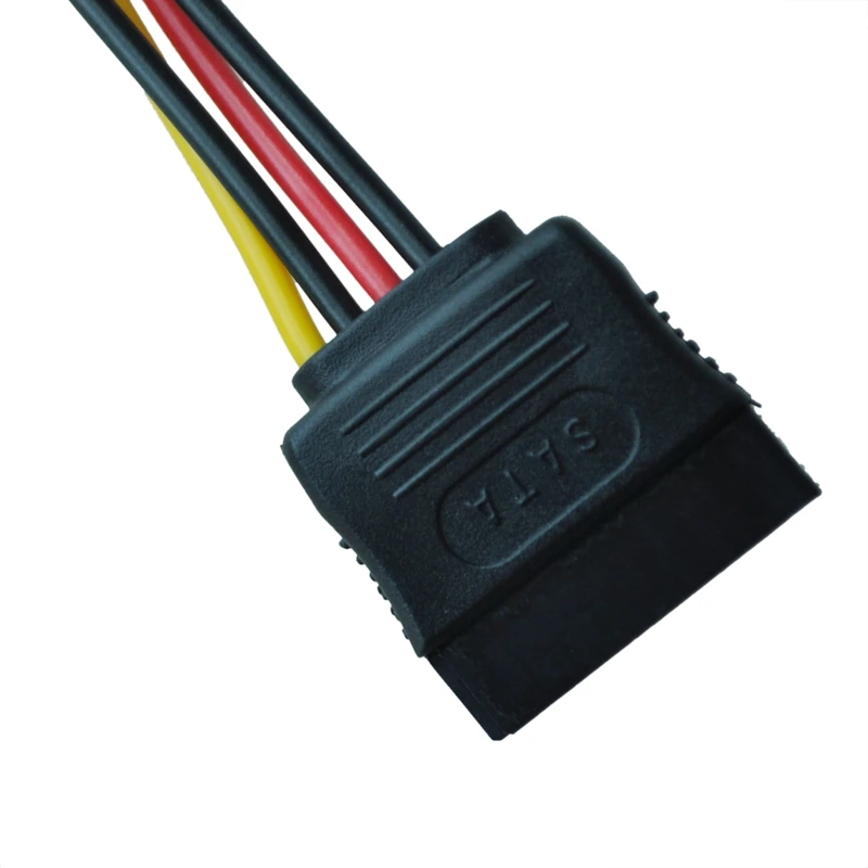6in SATA Power Y Splitter Cable Adapter M/F (кабель питания) простой в использовании и установке