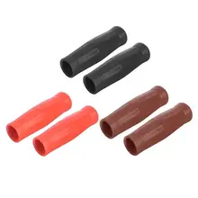 1 пара 22 мм поперечные мотоциклетные модифицированные Универсальные перчатки с ручкой дроссельной заслонки резиновая рукоятка 120*30 мм черный/красный/коричневый