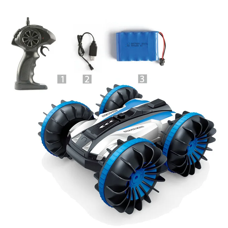 Uttora RC Car 360 Rotate RC Stunt Car Driving on Water and Land Car Electric RC Toys Amphibious Electric Toys for Children