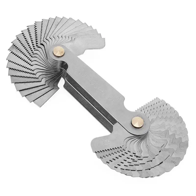 

Lemonbest Thread Measuring Gage 60 Degree Metric Screw Thread Pitch Gauge For Measuring Tool
