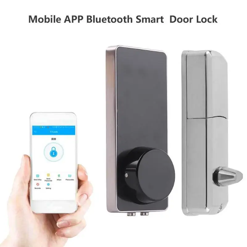Mobile Phone APP Bluetooth WiFi Wireless Smart Electronic Door Lock