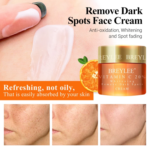 Breylee Vitamin C Sets Eyes Cream Face Serum Face Cream Whitening Remove Dark Circles Fade Freckles Spots Eys Face Skin Care