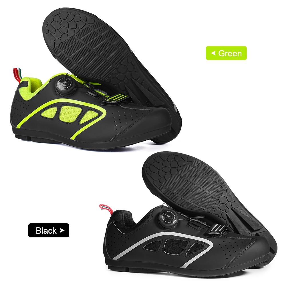 Road Bike Shoes Cycling Shoes Unlock Cycling Shoes Rotating Buckle