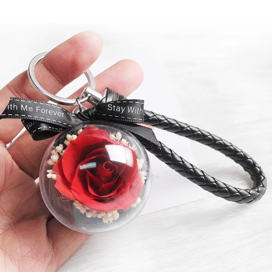 Вечный цветок висячие сушеные цветы свежие розы DIY аксессуары День рождения