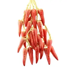 Gresorth поддельные Овощной букет искусственных морковь украшения для дома Кухня магазин вечерние Show Еда Дисплей-5 шт