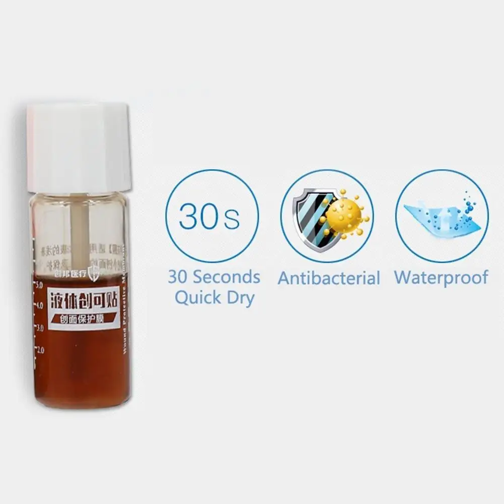 

4ml Waterproof Quick-Drying Antibacterial Wound Protective Film Liquid Bandage Drop Shipping