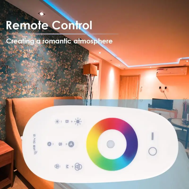 2 4G сенсорный экран светодиодный RGB контроль фотоэлементы беспроводной пульт