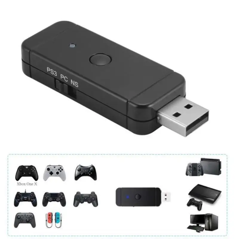 

for Xbox One PS3 PS4 Controller Bluetooth Wireless/Wired Game Controller Joypad Fighting Stick Adapter