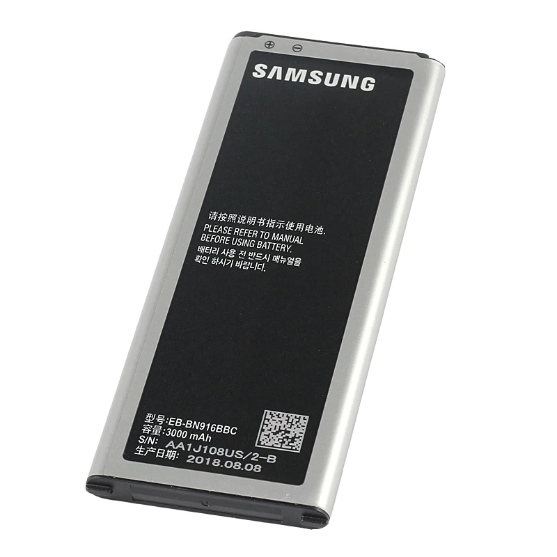 samsung высококачественный EB-BN916BBC аккумулятор для samsung GALAXY NOTE4 N9100N 9109V N9106W N9108V NOTE 4 с NFC 3000mAh