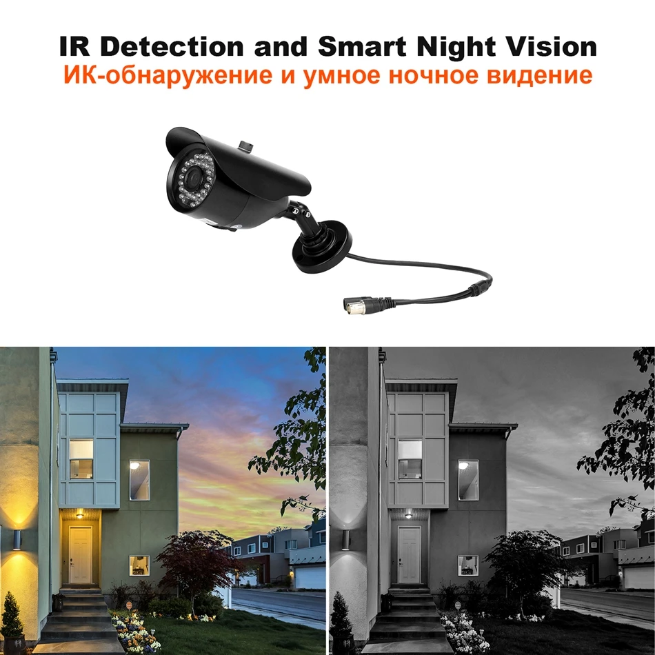  HomeFong CCTV Camera for video intercom 1200TVL IR Nightvision Indoor / Outdoor Waterproof camera H - 33000314030