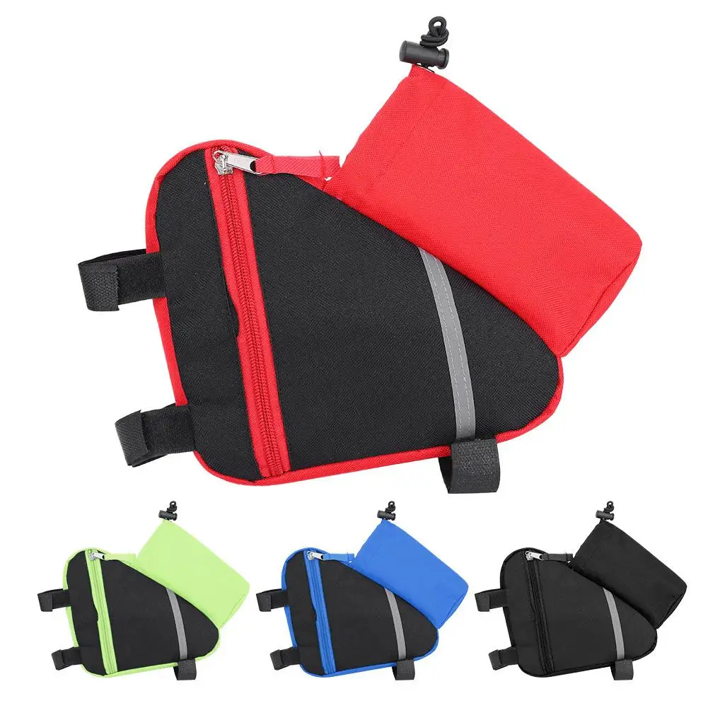 Sale Bicycle Bag Bicycle Triangle Bags Bike Front Tube Frame Pannier Bag Road Bike Repair Tools Pouch Holder Riding Accessories 0