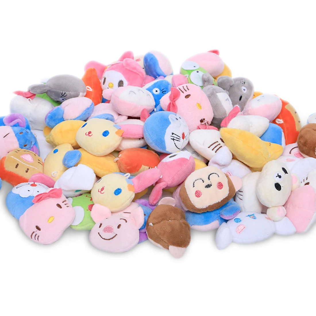 

6Pcs Children Pretend Play Toys Mini Cute Plush Doll Puzzle for Toy Claw Machine