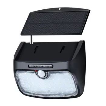 

38 LED Solar Lamp For Outdoor Garden Wall Yard Fence 800lm With Line Separable Solar Power Light Three Working Modes Functional