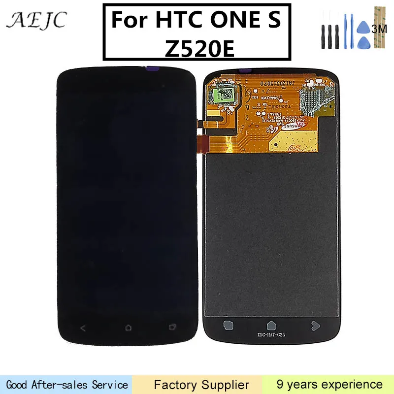 

4.3" For HTC ONE S Z520E LCD Display Touch Screen Digitizer Assembly Replacements For HTC ONE S screen with Free Tools