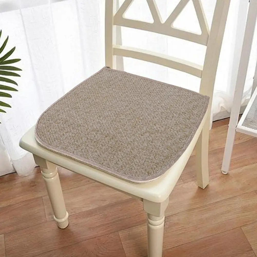 

Detachable Summer Cooling Chair Seat Cushion Woven Vine Pad For Home Office Car Chair Cushion