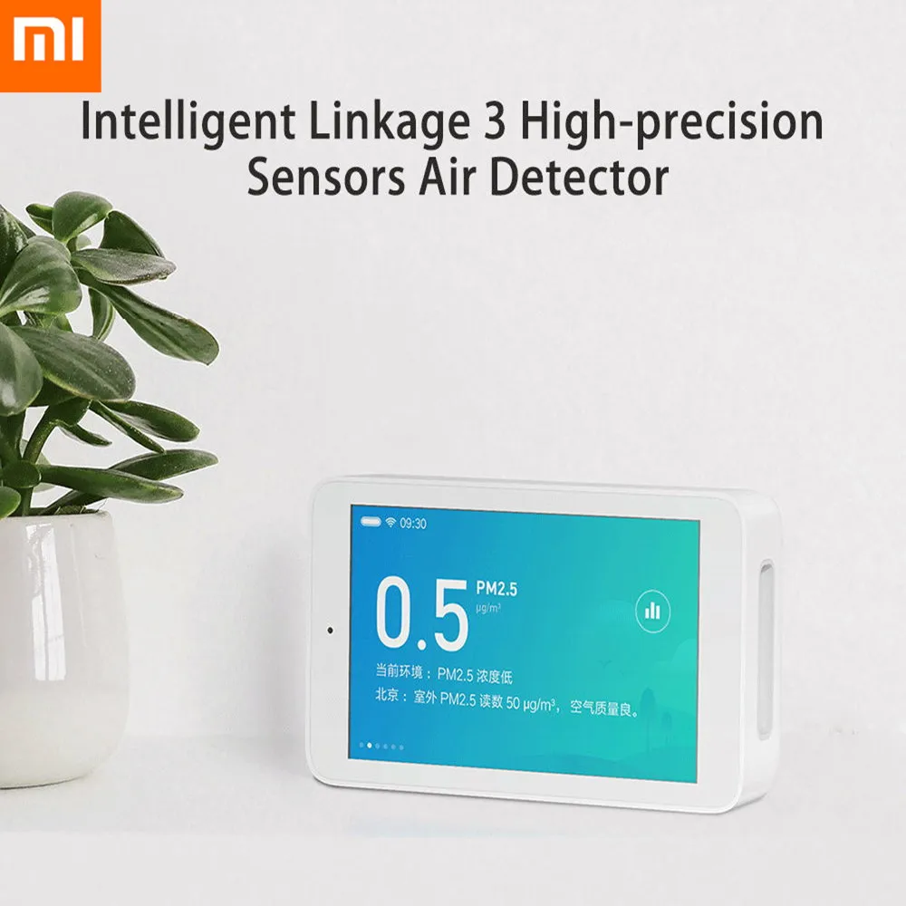 

Xiaomi Mijia Air Detector High-Precision Sensor 3.97'' Screen USB Remote Monitoring PM2.5 CO2a Humidity Sensors for Baby Safety