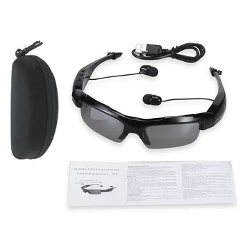 

Wireless Bluetooth Sunglasses Headset Earbud Stereo Headphone With Microphone Outdoor Polarized Glass For iPhone Samsung