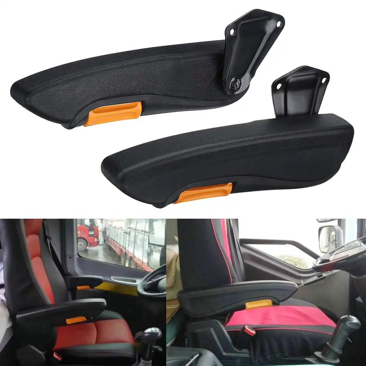 

Universal Left/Right Hand Car RV Seat Armrest Adjustable For Camper Van Motorhome Boat Truck