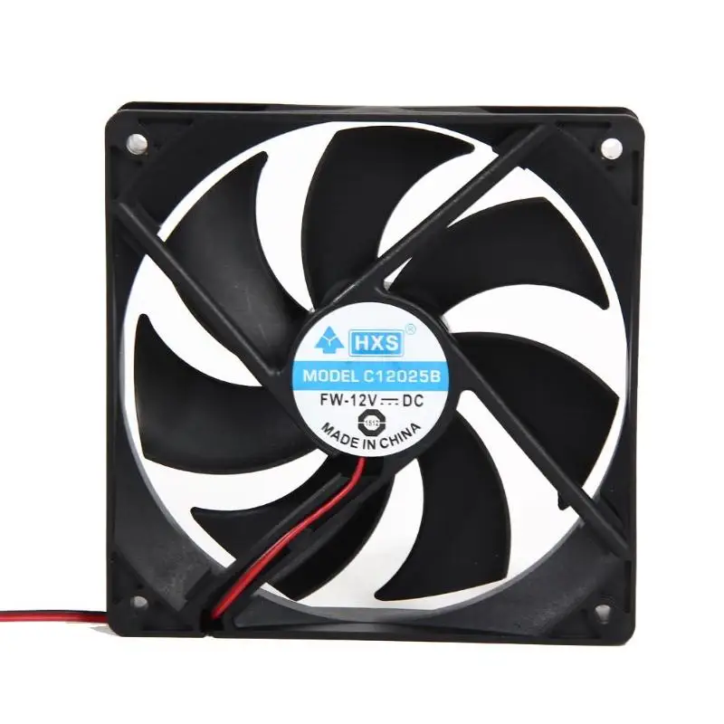 

2pcs 120mm 120x25mm 12V 4Pin DC Brushless PC Computer Case Cooling Fan