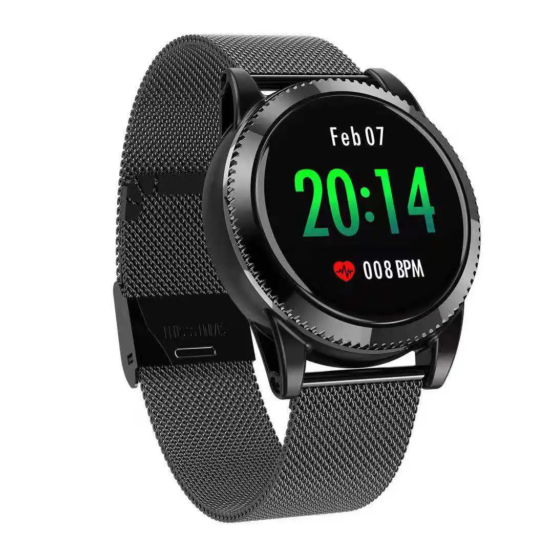 

LYNWO M11 1.3 inch Big Screen Smartwatch Breathing Lamp Music HR Blood Pressure Oxygen Multi-sport Smart Watch for iOS Android