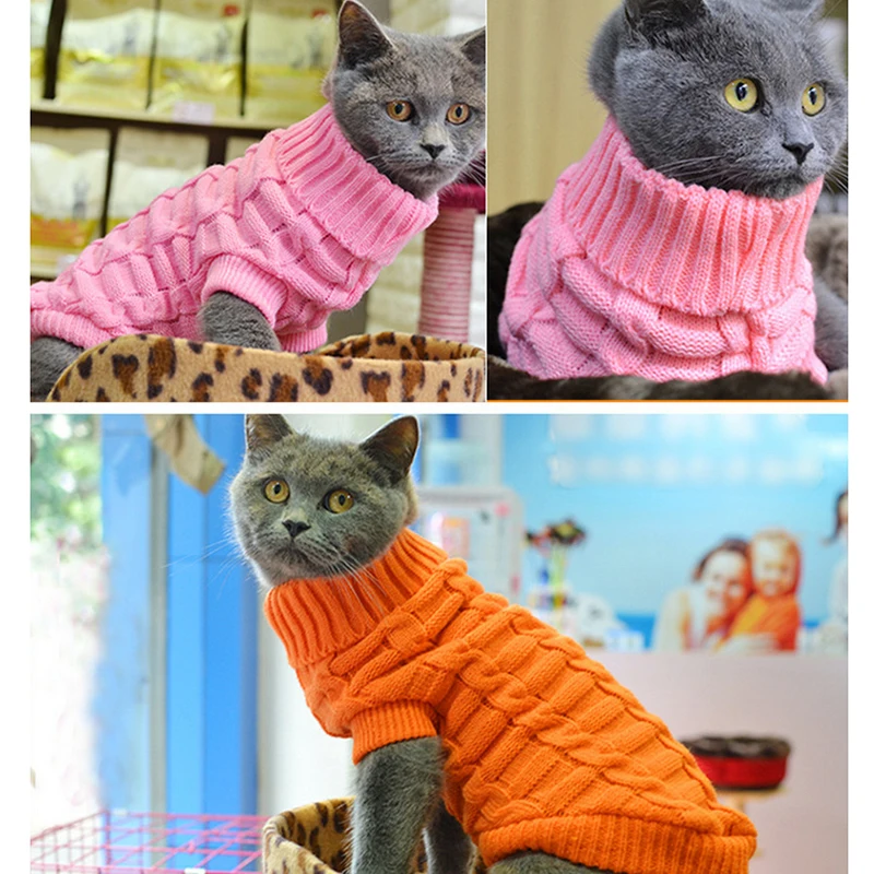 Cat Clothes For Pet Cats Clothing For Pets Vest Sweater Clothes For