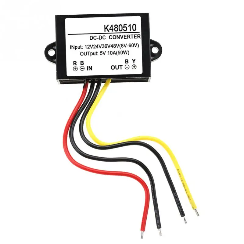 DC 12V/24V/36V/48V to 5V 10A понижающий преобразователь модуль питания Новинка|Инверторы и