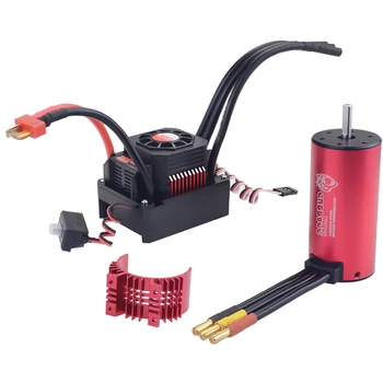 

3670 2650kv Sensorless Brushless Motor ,Waterproof and ESC 120A ,Heatsink Cover 1/10 RC