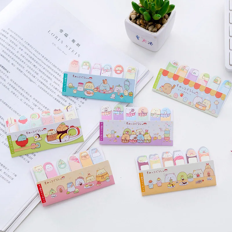 Милый Sumikko Gurashi блокнот Kawaii декоративный клейкий самоклеющийся для подарка