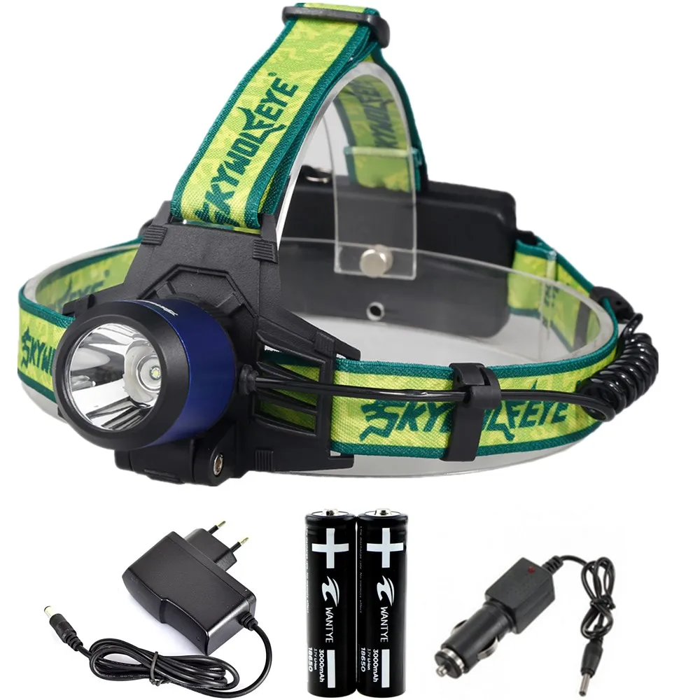 

Powerful Q5 LED Headlamp Headlight Flashlight Rechargeable Linterna Lampe Torch Head lamp 18650 battery