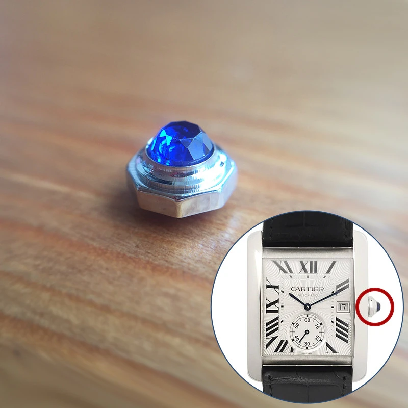 cartier watch sapphire