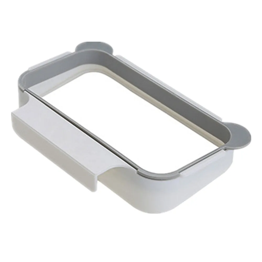 

Promotion! Kitchen Rubbish Bag Storage Holders Racks Cabinet Stand Garbage Bags Organizer Home Towel Hanging Gray White ABS