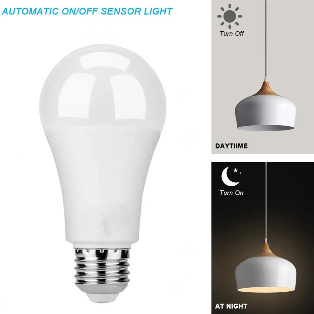 12W Ampoule E26/E27 световая сенсорная светодиодная лампа 85 265V PIR датчик движения умная