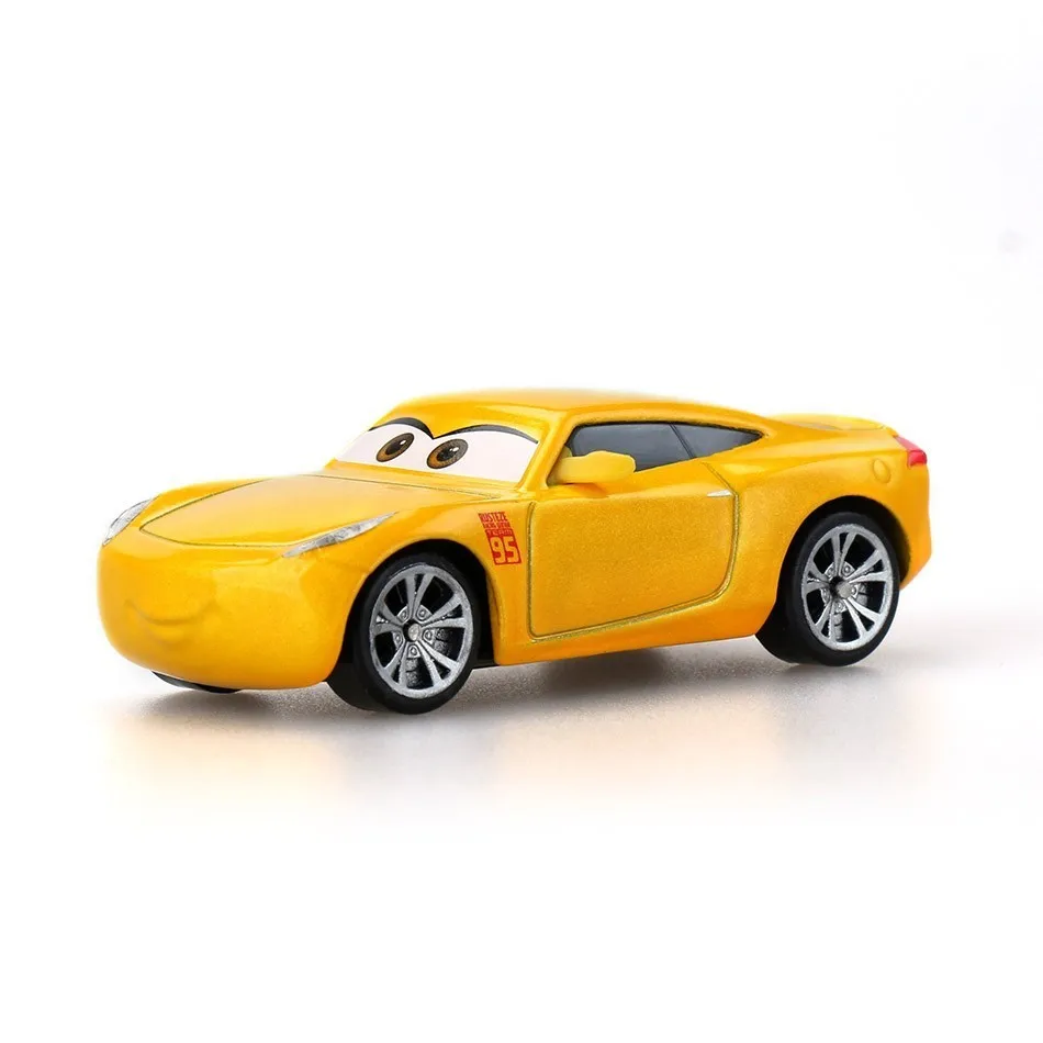 8 стиль disney Pixar Cars 2 & 3 Lightning McQueen Mater Jackson Storm Ramirez 1:55 литой автомобиль из