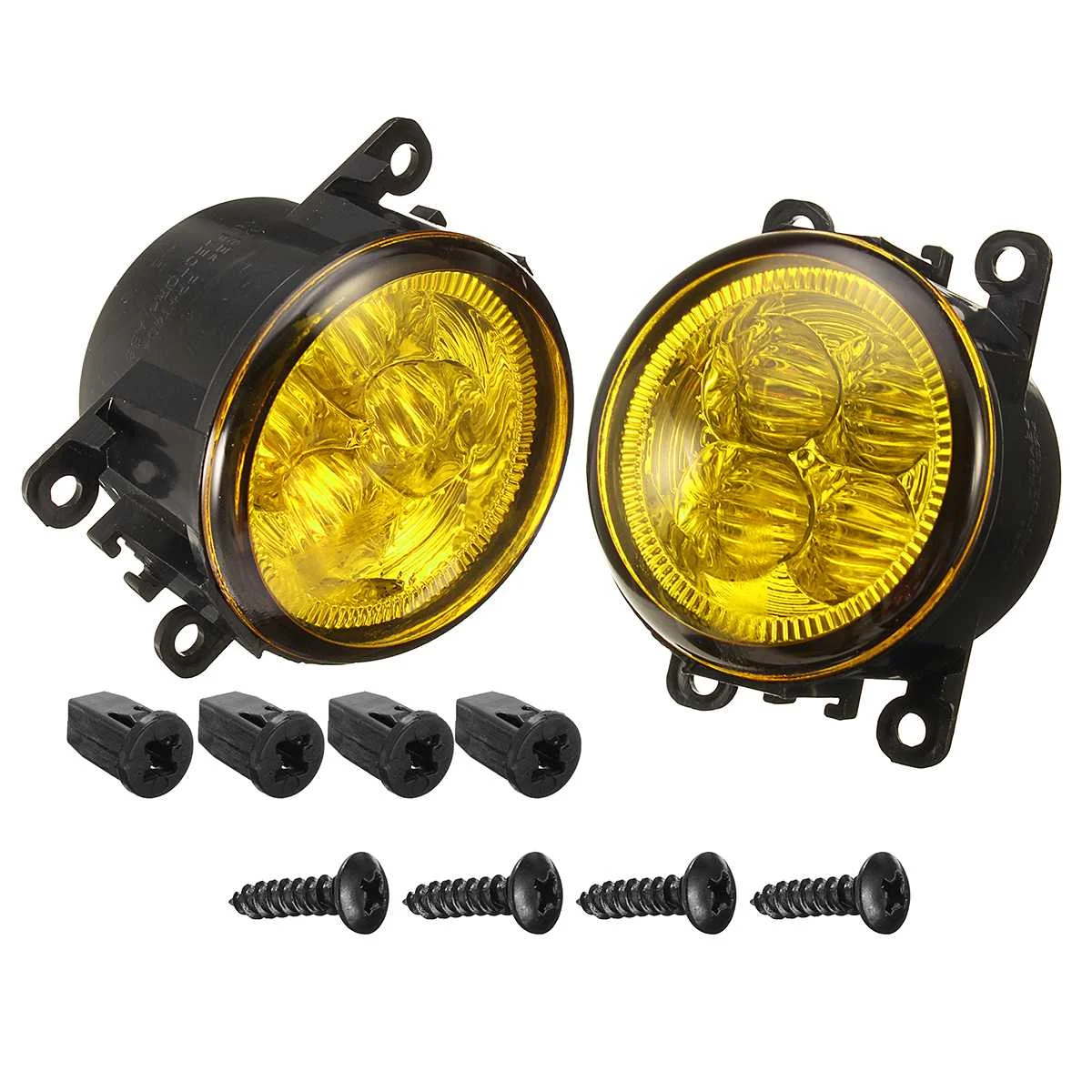 

Universal Front Yellow Lenses Car Fog Lamp Fog Light 3535 LED Bulb 12W 12V-24V Fit For Acura For Honda 33900-T0A-A01 for Suzuki