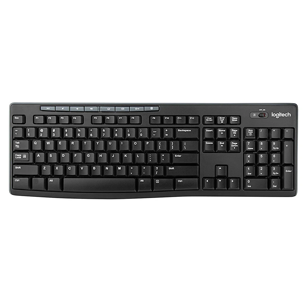 Logitech MK270 Мышь Клавиатура комбо набор 2 4G Беспроводная с оптической мышью для
