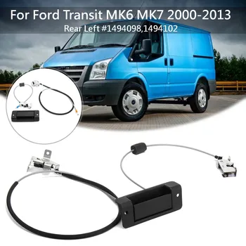 

Rear Left Door Handle + Upper & Lower Lock Latch Cable For Ford Transit MK6 MK7 2000-2013 1494098 1494102
