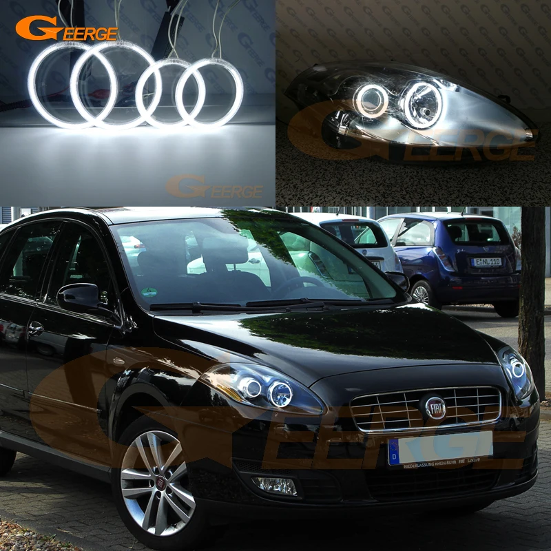 

For Fiat Croma facelift 2008 2009 2010 2011 Excellent Ultra bright illumination CCFL Angel Eyes kit Halo Ring