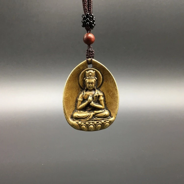 Сборная китайская латунная резная статуя Samantabhadra Guan Yin Kwan yin Bodhisattva изысканные