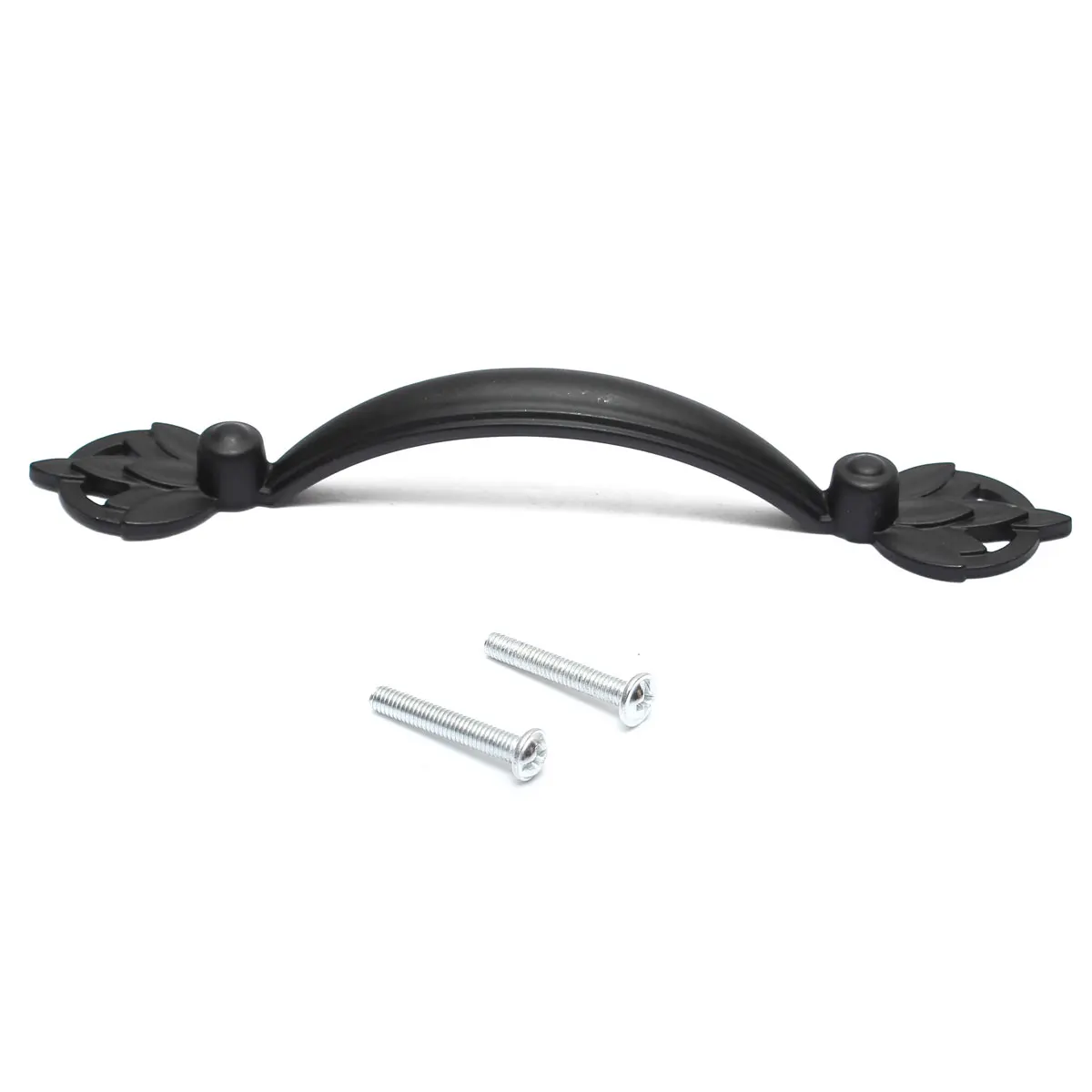 1Pcs Antique Black Furniture Hardware Handle Kitchen Cabinets Small Door Drawer Wardrobe Cupboard Dresser Handles Pull Knobs