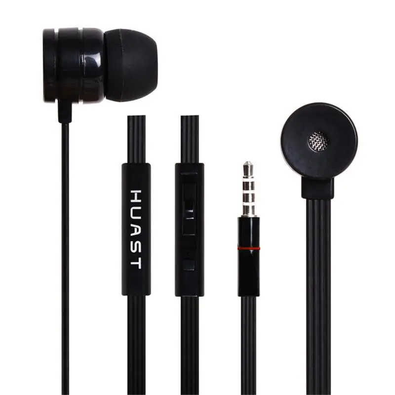 

TF/FM Stereo Mobile Phone Universal Earphone Flat Cable Earphones Musical In-Line Control Mini Cute Girl Sport Running Earbuds