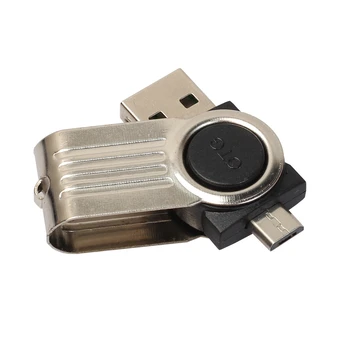 

2 In 1 Usb Otg Card Reader Micro- Usb Otg Tf Sd Memory Card Reader Adapter Smart Phone Parts