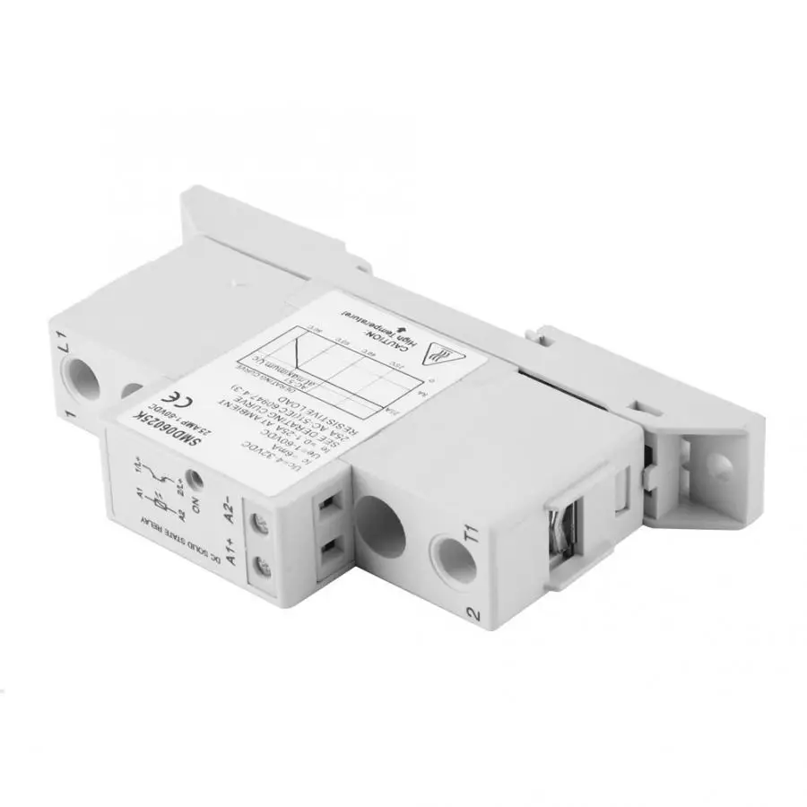 1 60VDC 25A DSMD100015S DC управление Однофазное DIN рейка твердотельное реле Модуль и