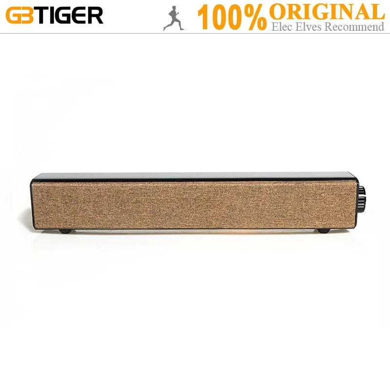 

GBtiger BT808 Cloth Shell Wireless Bluetooth Soundbar Speaker Subwoofer Sound Exquisite Design Two Channels TV Soundbar