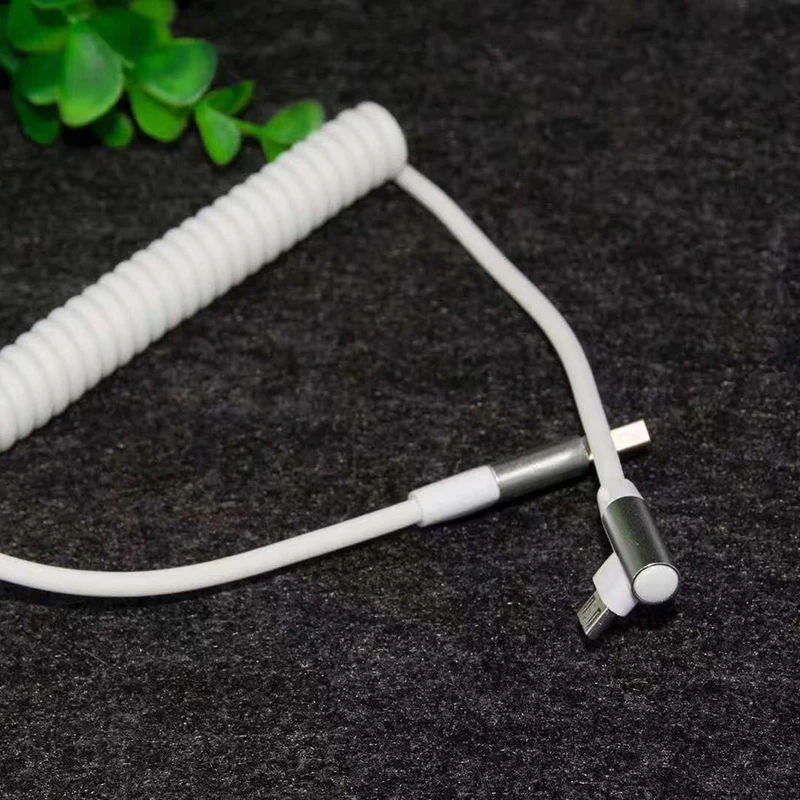 2.4A для Samsung Xiaomi Redmi Mi vivo oppo Huawei Htc телефонный кабель гибкий эластичный микро USB