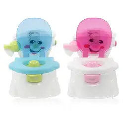 Детские Туалет тренировочные горшки стульчики Детские Портативный писсуар спинки милые дети Нескользящие дно ящик тип здравоохранения