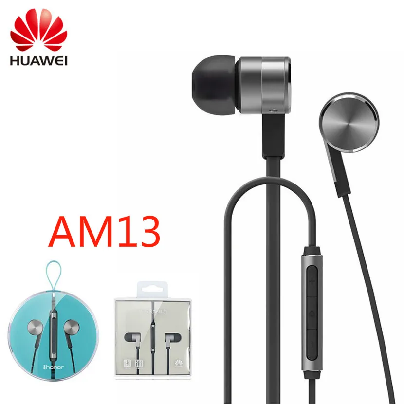 Лидер продаж наушники Huawei AM13 Honor в технике motor 2 с басами стерео поршневые вкладыши