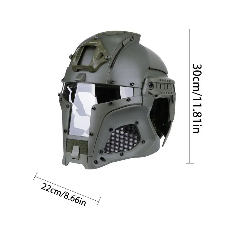 Средневековый Железный воин шлем Тактический Открытый Ретро шлем сплошной цвет издание