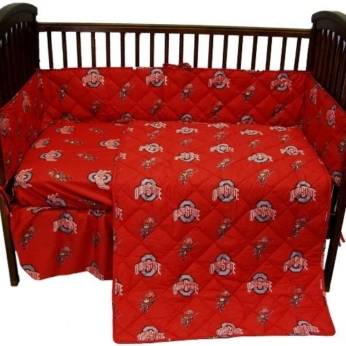 College Covers Ohics Ohio State 5 Piece Baby Crib Set Aliexpress