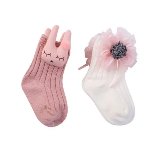 Pudcoco/2 пары носков для маленьких мальчиков и девочек милые хлопковые носки мягкие хлопковые носки для новорожденных