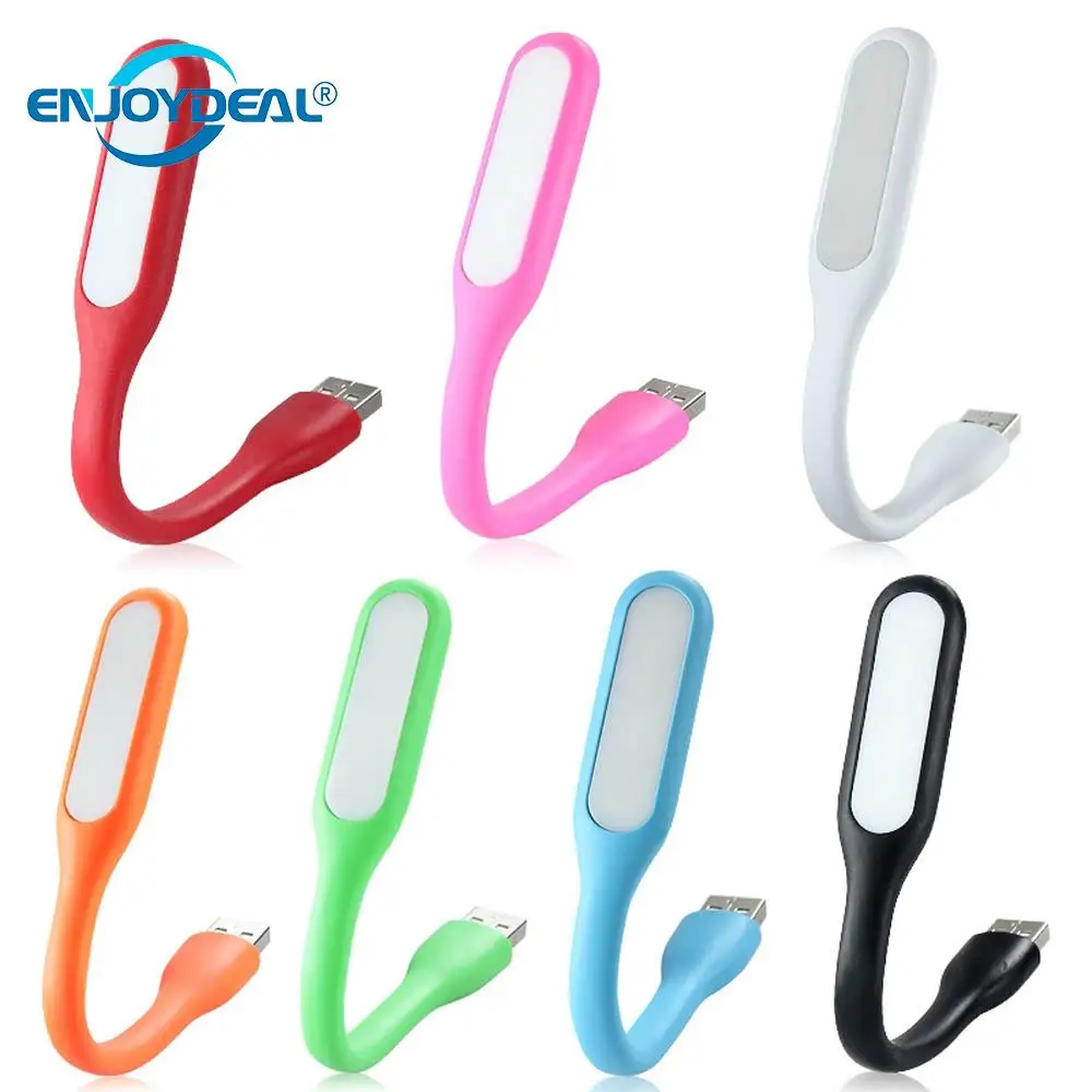 1 шт. Ультра яркий светодиодный мини светильник enjoydeal с USB портативный силиконовый